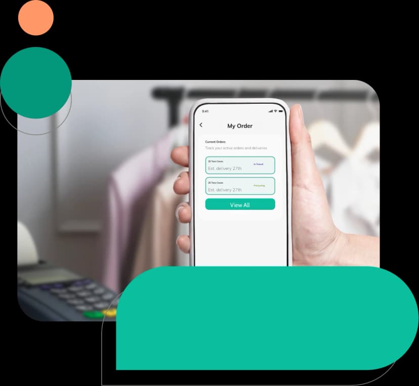 Who we are - mobile app interface